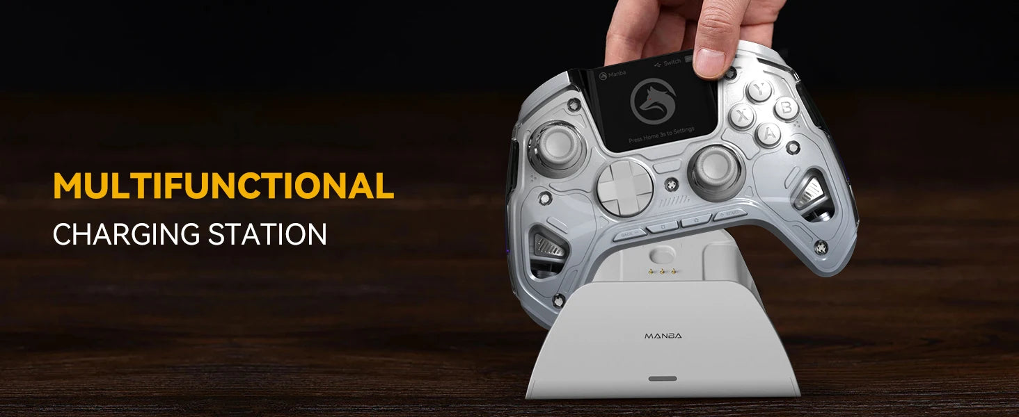 Manba One Pro Controller | Anti-Stick Drift and Touchscreen Gaming Controller