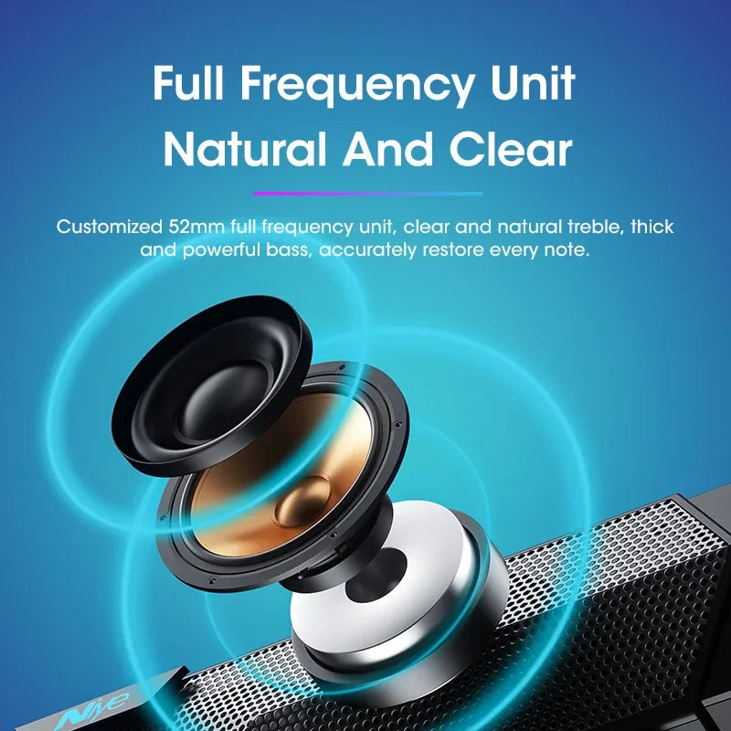 RGB Desktop Speaker | Wireless Bluetooth Speaker for Gaming and Music