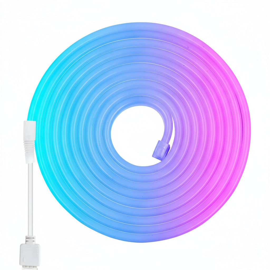 RGB LED Light Strip | Flexible Neon Flex Lighting for Desks, Rooms, and Setups